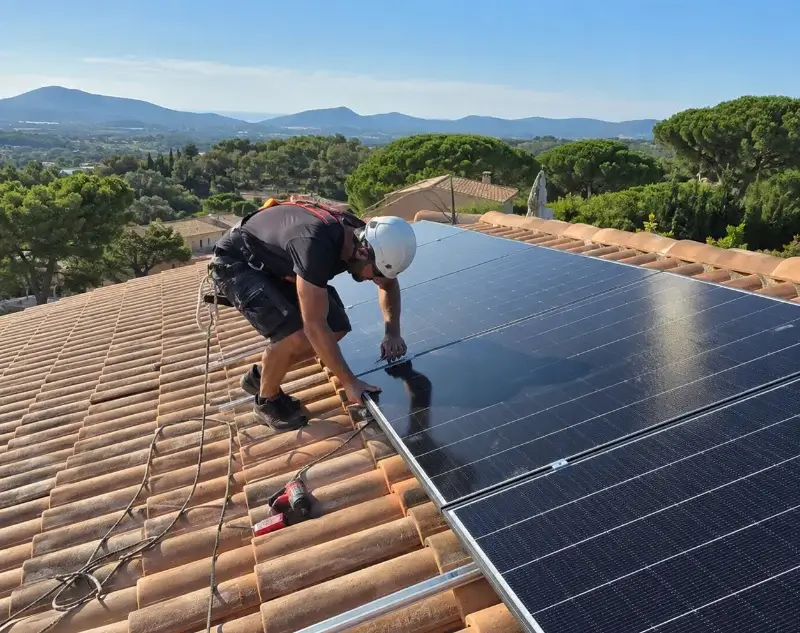 Installateur panneaux solaires Pusignan — pose photovoltaïque sur toiture