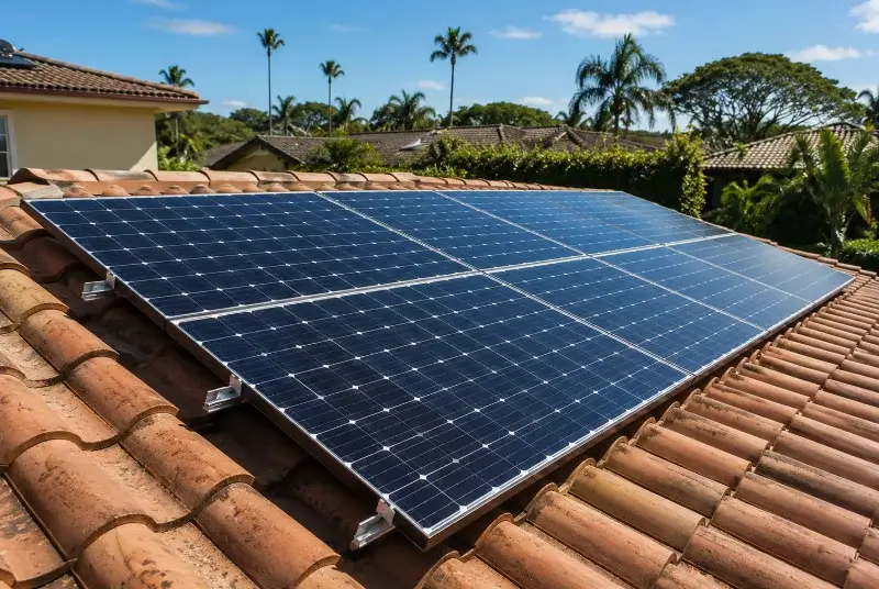 Installation de panneaux solaires à Pusignan